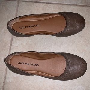 Lucky Brand Emmie Flats Brown 7.5